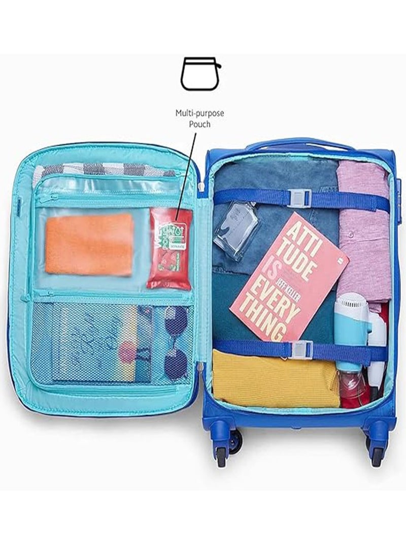 AMERICAN TOURISTER American Tourister Majoris + Spinner 70 cm - Blue - 3 Years Global Warranty  - Image 4