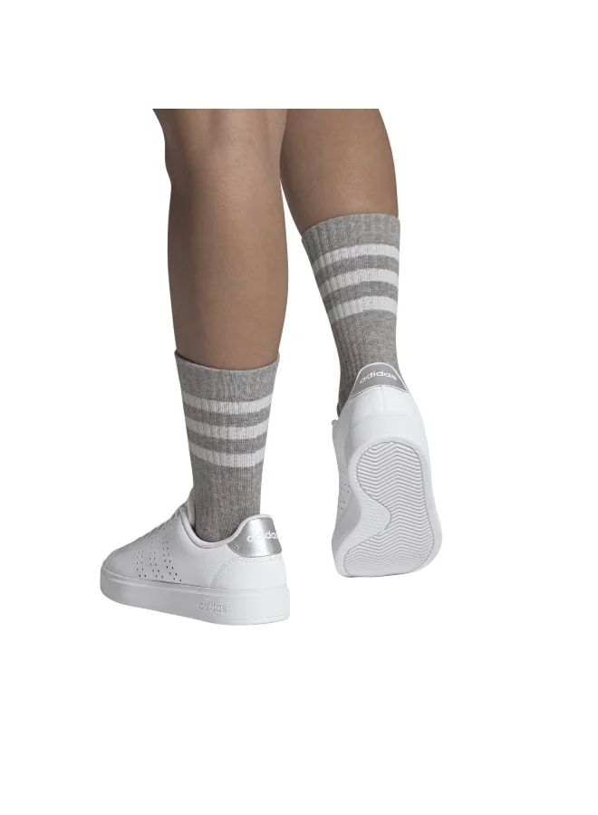 adidas أحذية رياضية نسائية Advantage 2.0 بيضاء 3