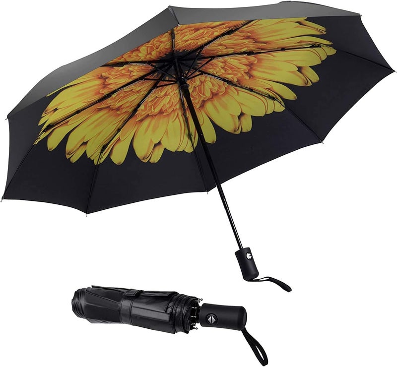 SY COMPACT Travel Umbrella Windproof Automatic Umbrellas Small Compact UV Sun Protection Factory Outlet Umbrella - Image 1