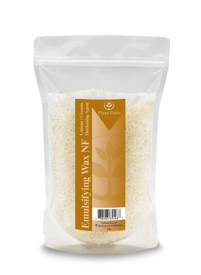 Plant Guru Emulsifying Wax Nf Non Gmo Premium Quality Polysorbate 60/ Polawax 32 Oz / 2 Pound 