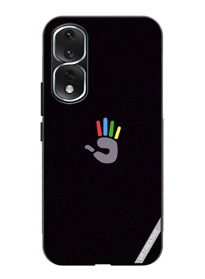 VR CREATIVE Protective Case Cover For Honor 80 Pro Colorful Hand Design Multicolour - Image 1