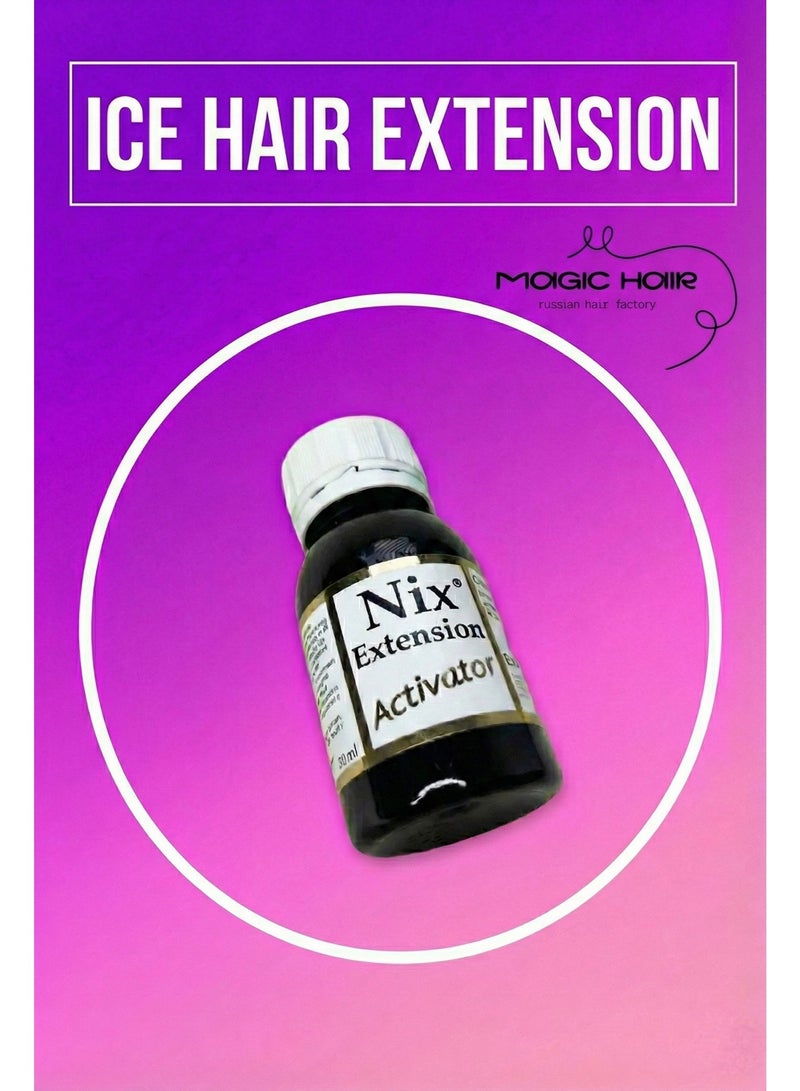 NIX Hair Extension Activator Ice glue – Fast-Drying Heat Activator for Ice Glue & Cold Fusion Nano Extensions – Strong Bond Support for Seamless, Long-Lasting Hair Extension Application – Professional Salon Use*