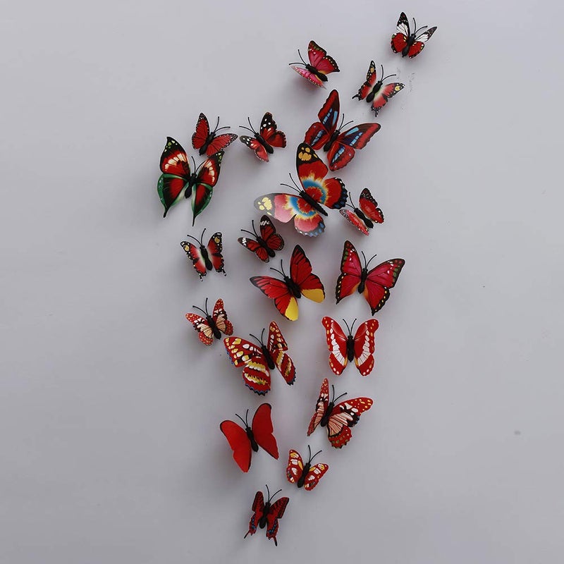 Rangoli Butterfly Wall Stick or Magnet for Home, Office, Kids Room Décor Self Adhesive Removable PVC. Design-8 - Image 5