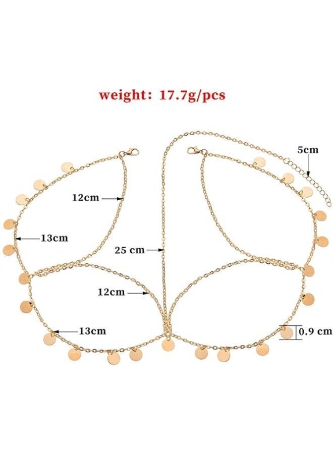 سلسلة رأس البوهو، سلسلة شعر الذهب المجوهرات، مهرجان حفل الرأس زي حزمة الرأس إكسسوارات الشعر للمرأة - Image 5