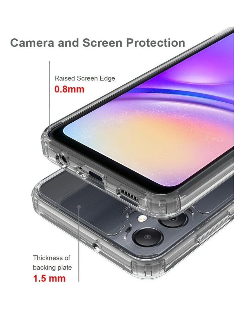 Techie جراب زاوية بمصد TPU شفاف لسامسونج جالكسي A05 2024 مع حماية عدسة الكاميرا غلاف خلفي واقي - Image 5