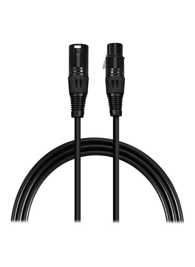NIBEMINENT 3 Pin Female To 5 Male XLR Cable Black  - Image 3