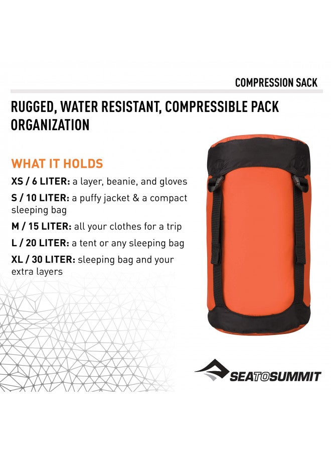 SEA TO SUMMIT Sea to Summit Nylon Compression Sack, Space-Saving Outdoor and Travel Storage, Large / 20 Liter  - Image 3