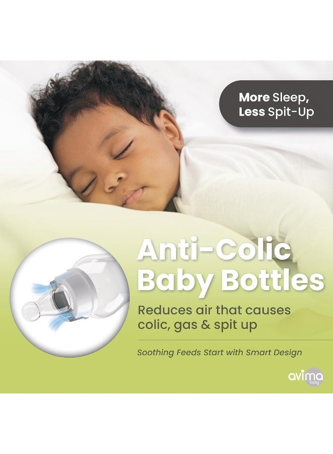 Avima Baby Anti Colic for Standard Neck Bottles, Silicone Breast Like - 6 to 9+ Months, Fast Flow, Level 3 (Pack of 6) - Image 3