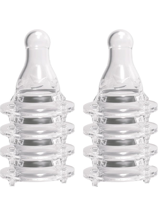 Avima Baby Anti Colic for Standard Neck Bottles, Silicone Breast Like - 6 to 9+ Months, Fast Flow, Level 3 (Pack of 6) - Image 1