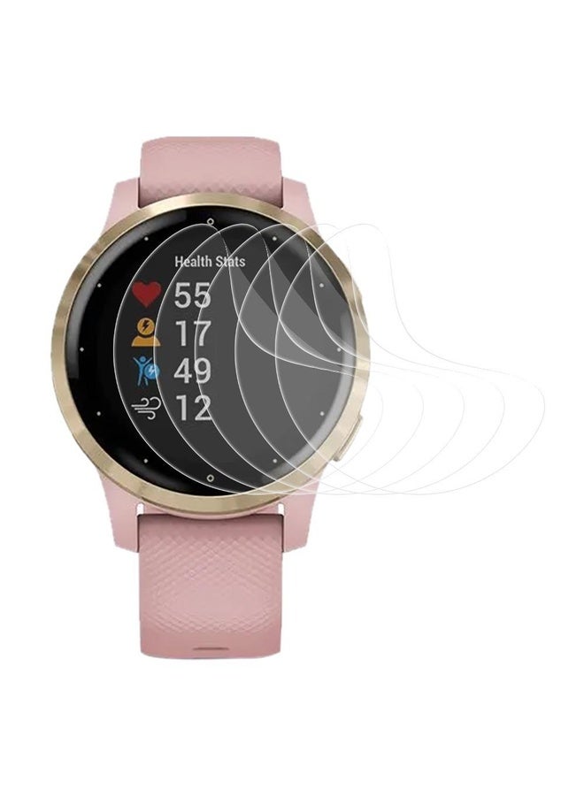 HuHa For Garmin Vivoactive 4S 5pcs xDfind Soft Hydrogel Film Full Cover Front Protector - Image 1