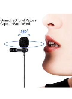 MOURIV CM208 Omnidirectional Dual Lavalier Microphone Clip-on Lapel Mic for iPhone Android & Windows Smartphones PC DSLR Cameras Audio Recorders, YouTube, Interview, Studio, Video Recording (6 Meter)  - Image 2