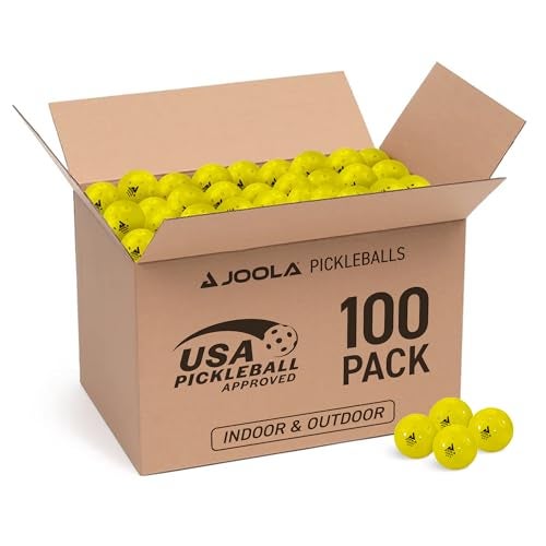 JOOLA Primo Pickleball Balls - Tournament Indoor and Outdoor Pickleball Balls - USAPA Approved - Ideally Weighted and Precision Crafted 40 Hole Design Pickleball Official Size - Image 1