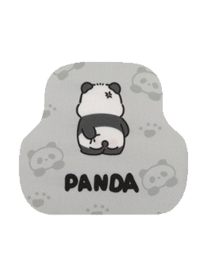 Car Mat Silk Ring Universal Full Surrounding Fixed Sticker Cute Cartoon Girl Thickened Non-Slip Car Mat Carpet-Color:[bold, Thickened And Wear-resistant Model] Itchy Panda - 1 Piece In The Back Row (limited To Purchase)  - Image 1