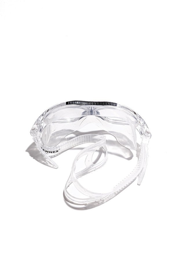 TENNEX Swimming Goggles T-555, Anti-Fog, Leak-Proof, UV-Protected, With Ear Plugs, Adult Size, Black - Image 5