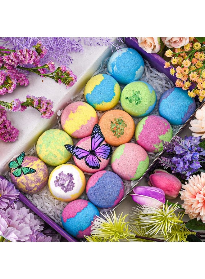 DUAIU Bombs Gift Set Duaiu 14Pcs Bath Bombs For Women Relaxing, Organic Bath Bombs With Natural Essential Oil, Bath Bombs For Kids, Bath Gift Set For Her/Him, Wife, Girlfriend, Mother, Dad - Image 4