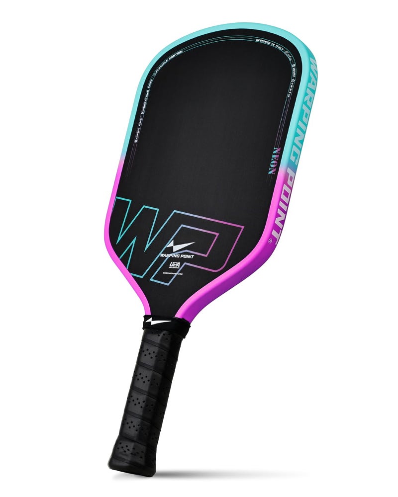 Warping Point Neon Gen 3 Pickleball Paddle, UPA-A Approved, Triple-Layer T700 Raw Carbon Fiber, 16MM EdgeFusion Core, Thermoformed Frame, Tour-Level Spin, Control & Power - Image 1