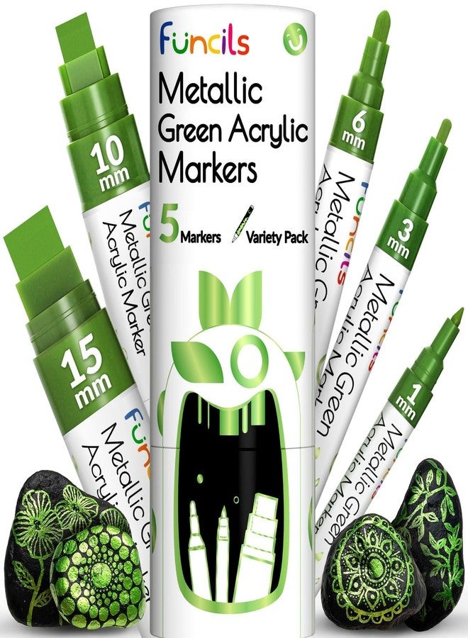 Funcils F - 5 Green Acrylic - Image 1