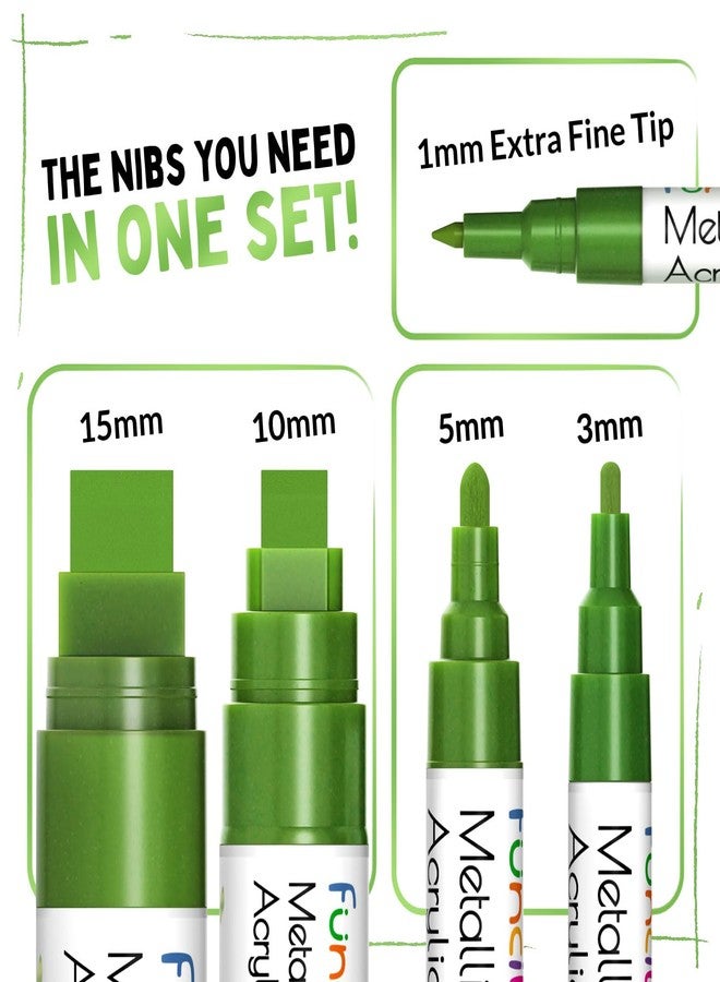 Funcils F - 5 Green Acrylic - Image 2