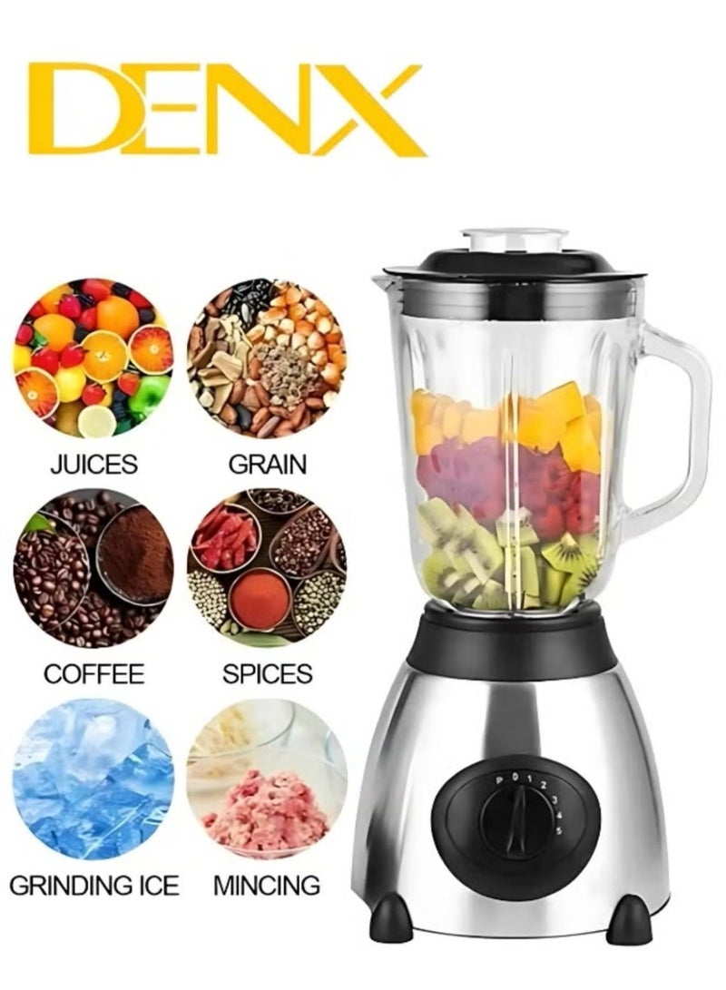Denx 1.5L 1800W 5-Speed ​​Electric Blender - Image 1
