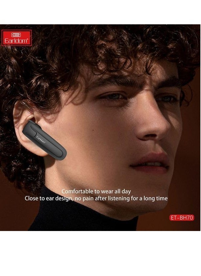 Generic - Business In-Ear Bluetooth Headset - model – BH70 - Black - Image 1