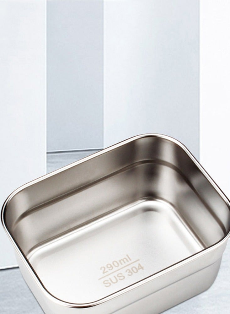 صندوق بينتو مربع الغداء للبالغين الأطفال الفولاذ المقاوم للصدأ 1060ML مربع بينتو الغداء للأولاد البنات تسرب مربع الغداء مع حقيبة الغداء على الذهاب وجبة ميكروويف آمنة - Image 5