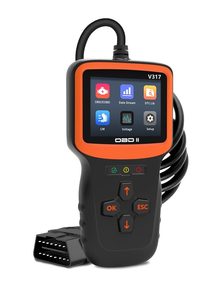 OBD2 Scanner Diagnostic Tool, Vehicle Check Engine Code Readers with Reset and I/M Readiness and More, Car OBDII/EOBD Diagnostic Scan Tool for All Vehicles After 1996 - Image 3