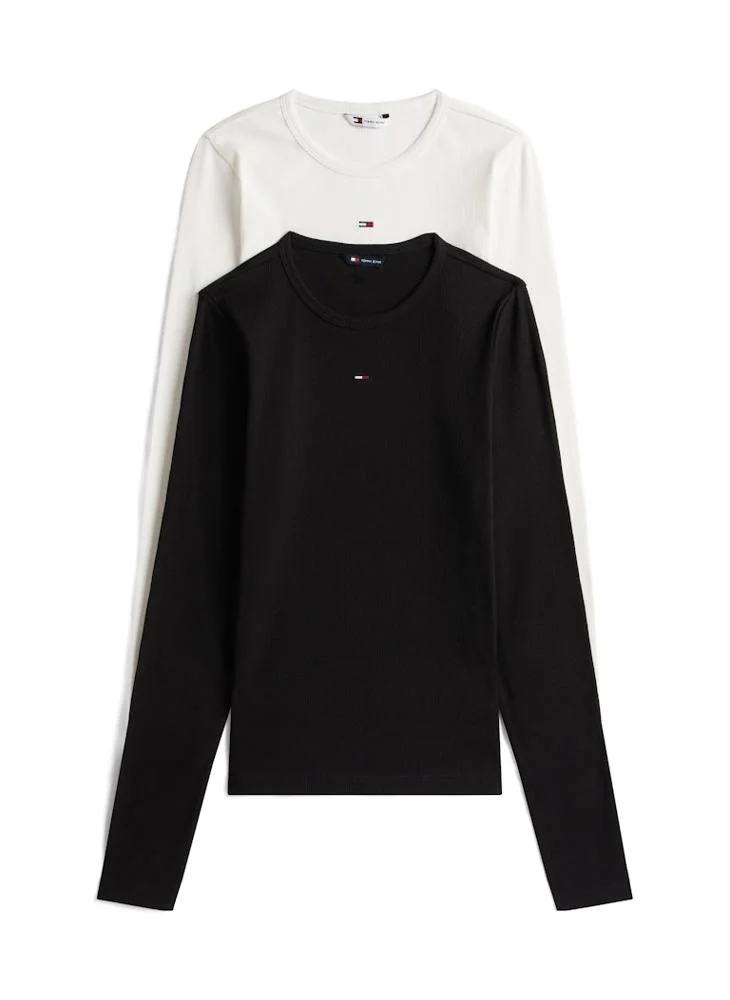 2 Pack Of Logo Crew Neck T-Shirt