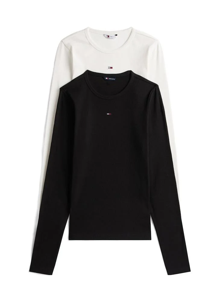 TOMMY JEANS 2 Pack Of Logo Crew Neck T-Shirt