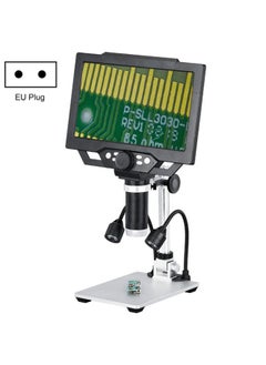 G1600 1-1600X Magnification 9 Inch Electron Microscope, Style: With Battery EU Plug