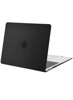 Generic MacBook Air 13 Inch Case 2020 2019 2018 Release A2337 M1 A2179 A1932 | pc Heavy Duty Slim Hard Protective Cover with Fold Kickstand for MacBook Air 13 Inch Retina with Touch ID | Black  - Image 3
