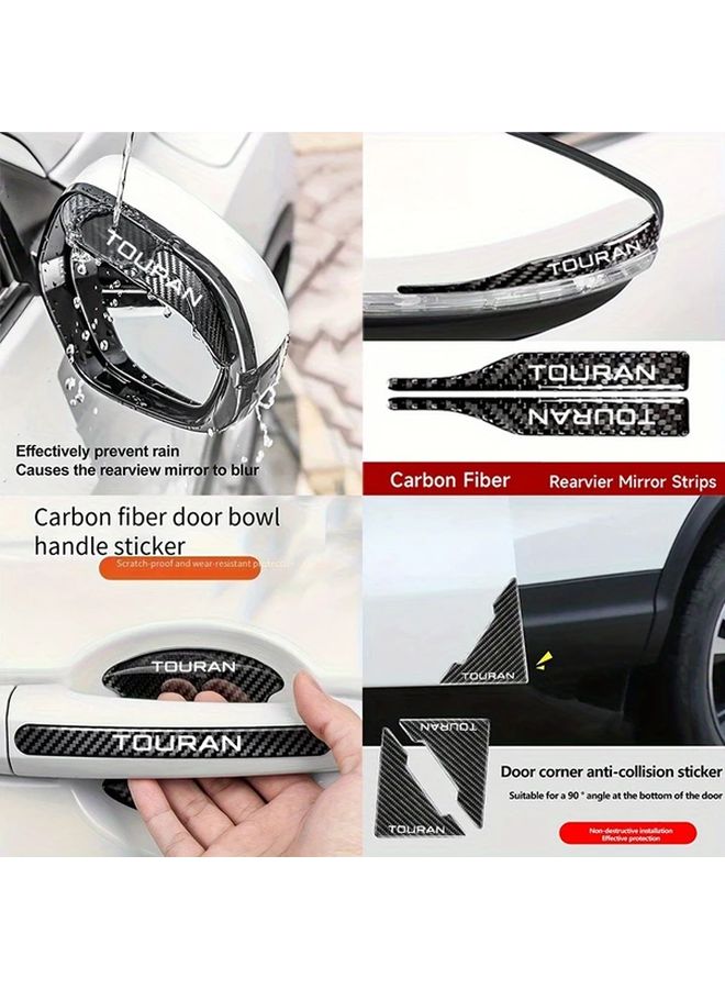 14pcs Car Stickers Protection Kit With Sunshade Anti Collision Door Protectors - Image 3