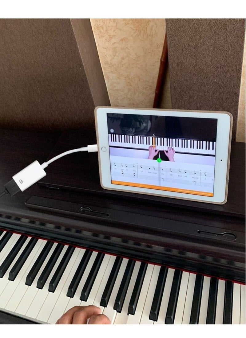 Arabest Certified Lightning to USB Camera Adapter for iPhone iPad, USB 3.0 Data Sync Cable OTG Compatible with iPhone 12 11 XS XR X 8 7 iPad to Card Reader Keyboard USB Flash Drive Mouse - Image 4