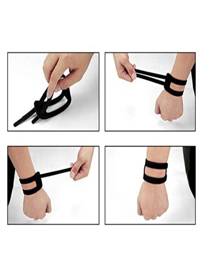 BWOGUE TFCC Wrist Brace, 2 Pack Elastic Wrist Support with Strap, Adjustable Wrist Compression Relieves Wrist Pain, Tendonitis, Gym, Yoga, Sports Use for Men and Women, Right & Left - Image 4