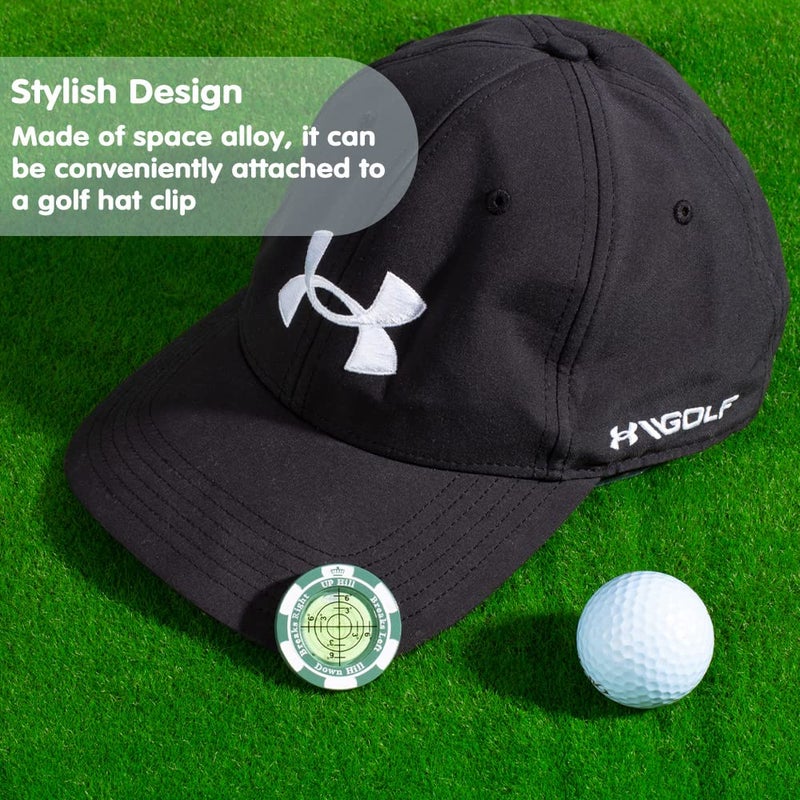 Prodigora SlopeMaster ProGreen Reader - Golf Ball Marker with High Precision Green Reading Aid Golf Accessories for Men Women (Green) - Image 3