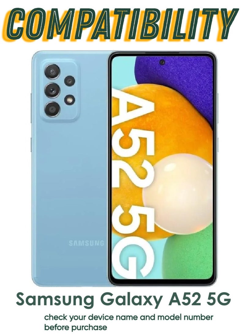 ACLIX 5 Pieces Antistatic ESD Dustproof Premium Quality High Definition Tempered Glass Screen Protector Designed For Samsung Galaxy A52 5G - Image 3