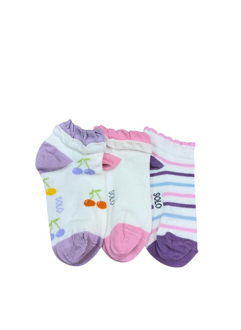 Solo Kids Girl Sneaker Designed Pack 3  - Image 2