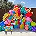 SNLN Cinco De Mayo Fiesta Balloon Arch Kit Mexican Fiesta Party Decorations Huge Custom Llama Taco Sombrero Letter Foil Balloons Rainbow Balloon Arch Kit Mexican Theme Birthday Party Decoration - Image 2