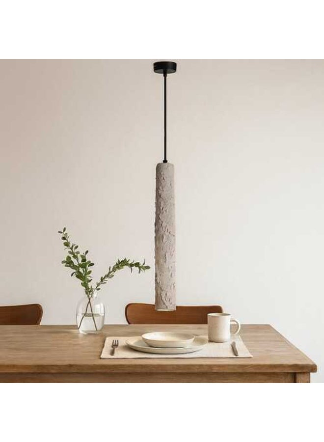 Modern pendant chandelier, beige color, LED lighting