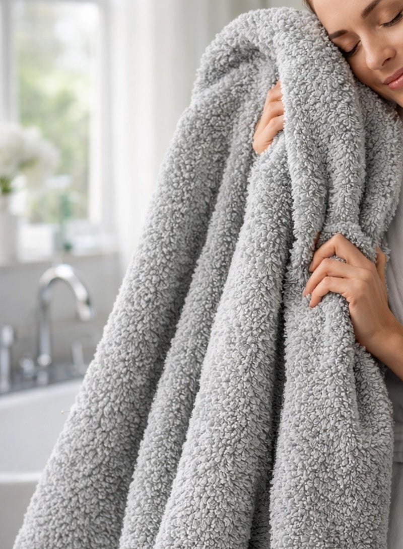 Pearl Coast International Luxury Hotel Bath Towel 500 GSM – Ultra Absorbent Quick Dry, Soft Cotton Blend, Large 90x170 cm – Premium Spa Towel - Image 3