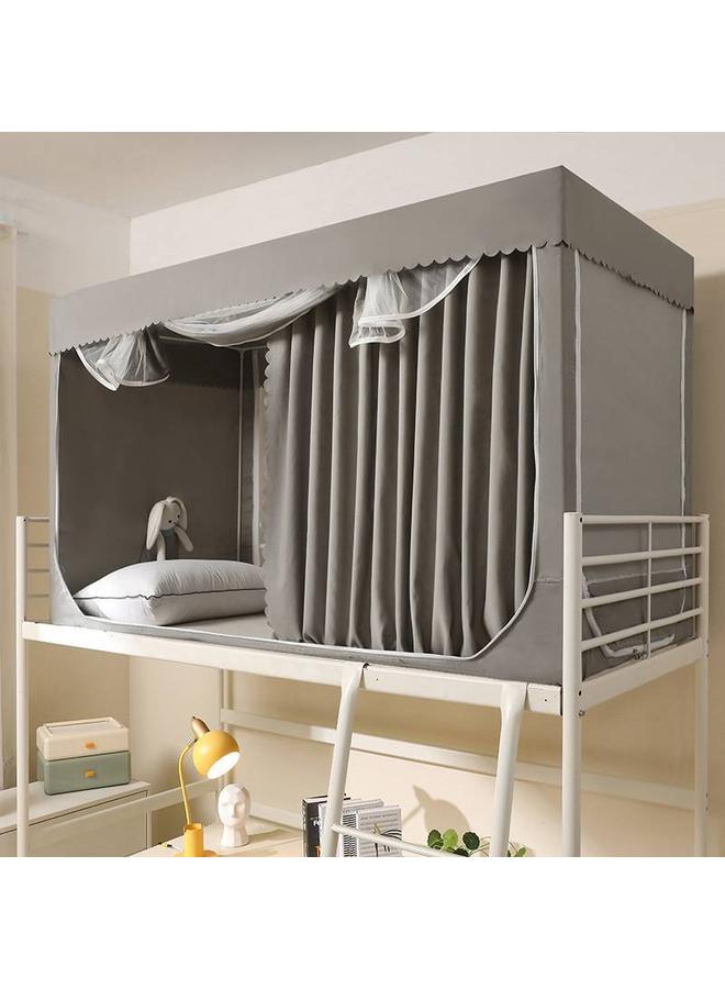 Bluejw New Student Net Strong Shading Mosquito Net Curtain Full Coating Dormitory Upper And Lower Bunk Thickened Four Seasons Universal  - Image 1