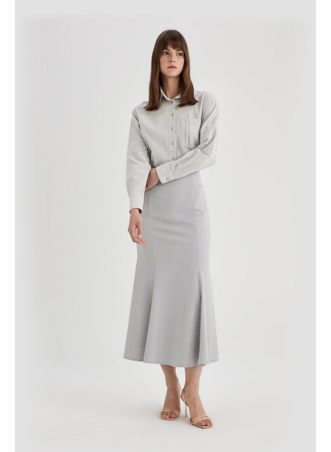 DeFacto Woman Pencil Woven Skirt  - Image 5