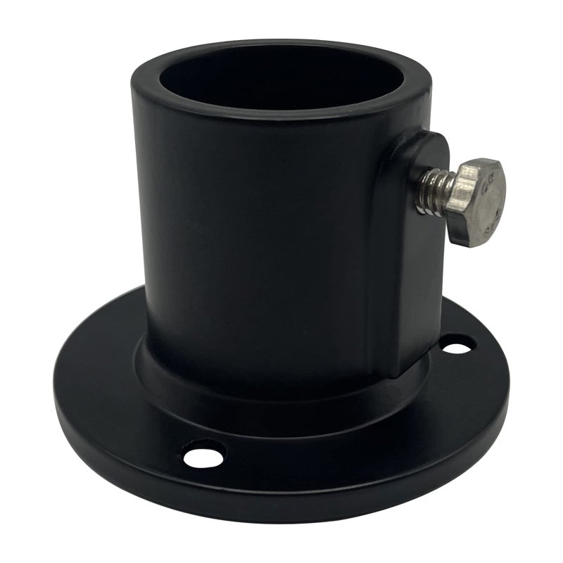 Poolzilla 1-Pack Deck Anchor Flange in Matte Black, Diameter of 1 1/2", Made of High Grade Cast Aluminum - Image 3