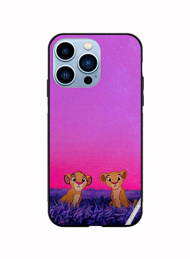VR CREATIVE Protective Case Cover For Apple iPhone 13 Pro Lion King Design Multicolour - Image 1