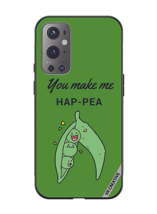 VR CREATIVE Protective Case Cover For OnePlus 9 Pro You Make Me Happy Design Multicolour - Image 1