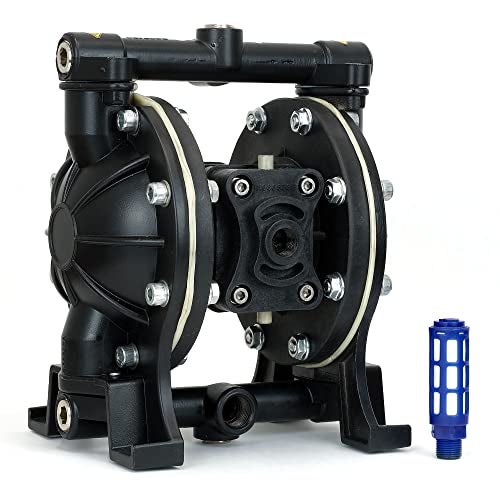 vestapomp makes li fe comfortable Vestapomp Air Operated Diaphragm Pump - Diaphragm Pump Air - Waste Oil AODD Small - Double Pneumatic Transfer (1/2 inch Discharge, Aluminum Body + Nitrile, 15 GPM, 100 PSI) - Image 1