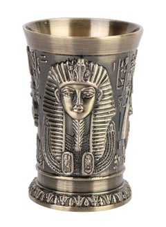 ماركة غير محددة كوب مصري عتيق بنمط منحوت وكوب كوكتيل للمنزل والمكتب 50 مل  - Image 2