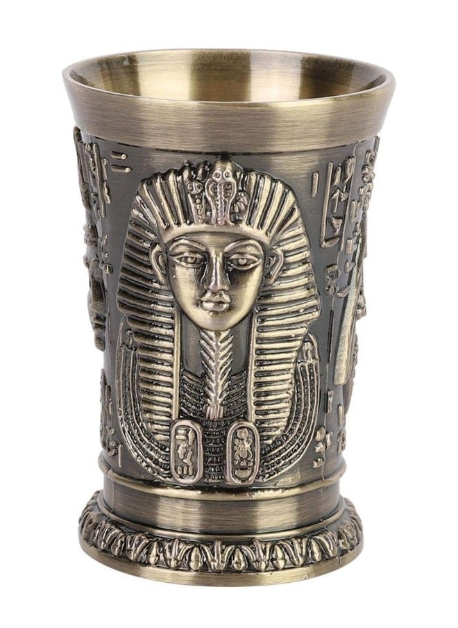 Generic Antique Egyptian Mug Carved Pattern Cocktail Cup for Home Office 50ml  - Image 2