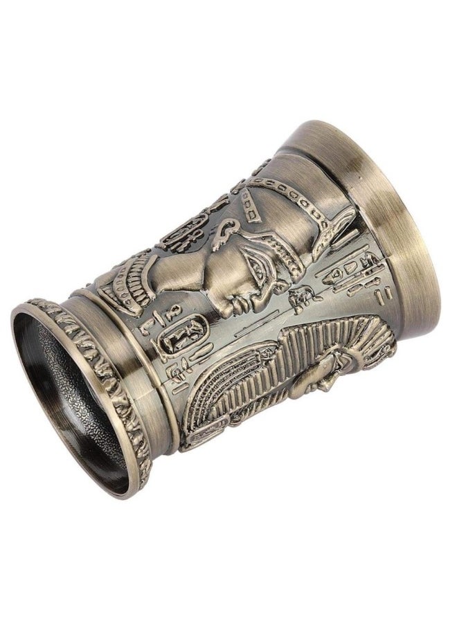 Generic Antique Egyptian Mug Carved Pattern Cocktail Cup for Home Office 50ml  - Image 3