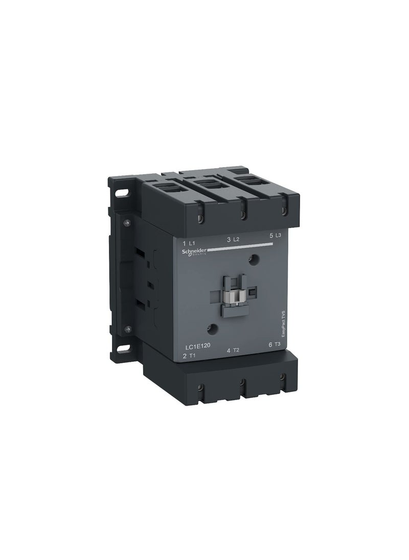 Schneider Schneider LC1E120M5 55 KW 120A 220V Ac 1 No 1 Nc EasyPact TVS Contactor 