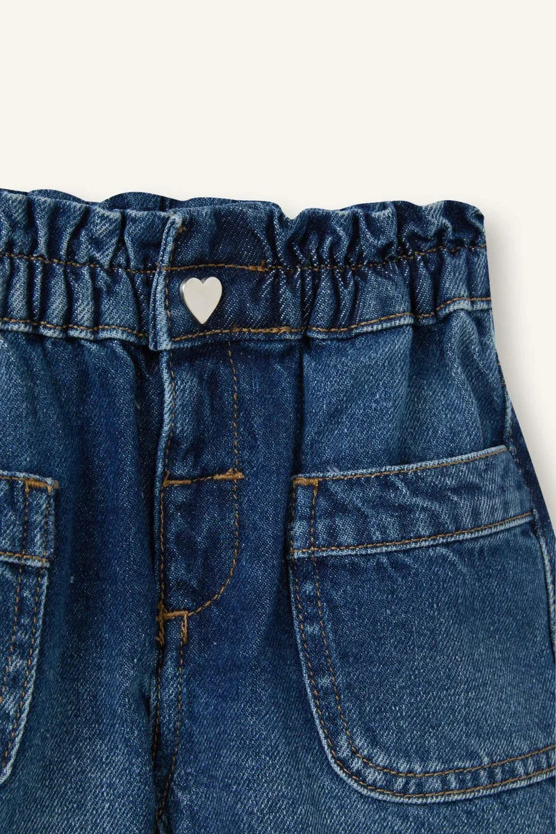 Defacto Baby Girl Paperbag Fit Paperbag Waist Shorts